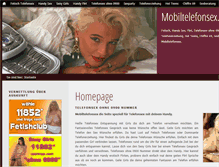 Tablet Screenshot of mobiltelefonsex.com